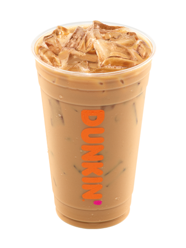 Dunkin-Iced-Latte coffee